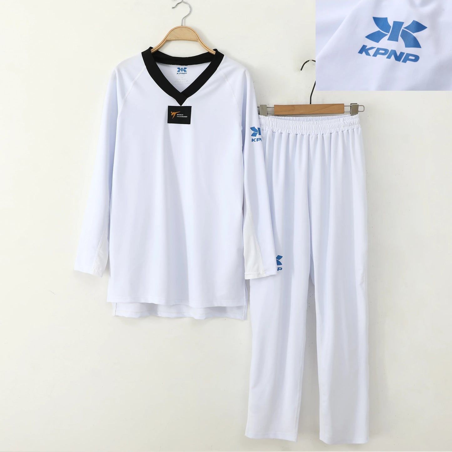 WT Approved KPNP Taekwondo Uniform Tight Elastic Competition Suit Highly Quality Big Mesh Breathable Comfortable For Kids Adult